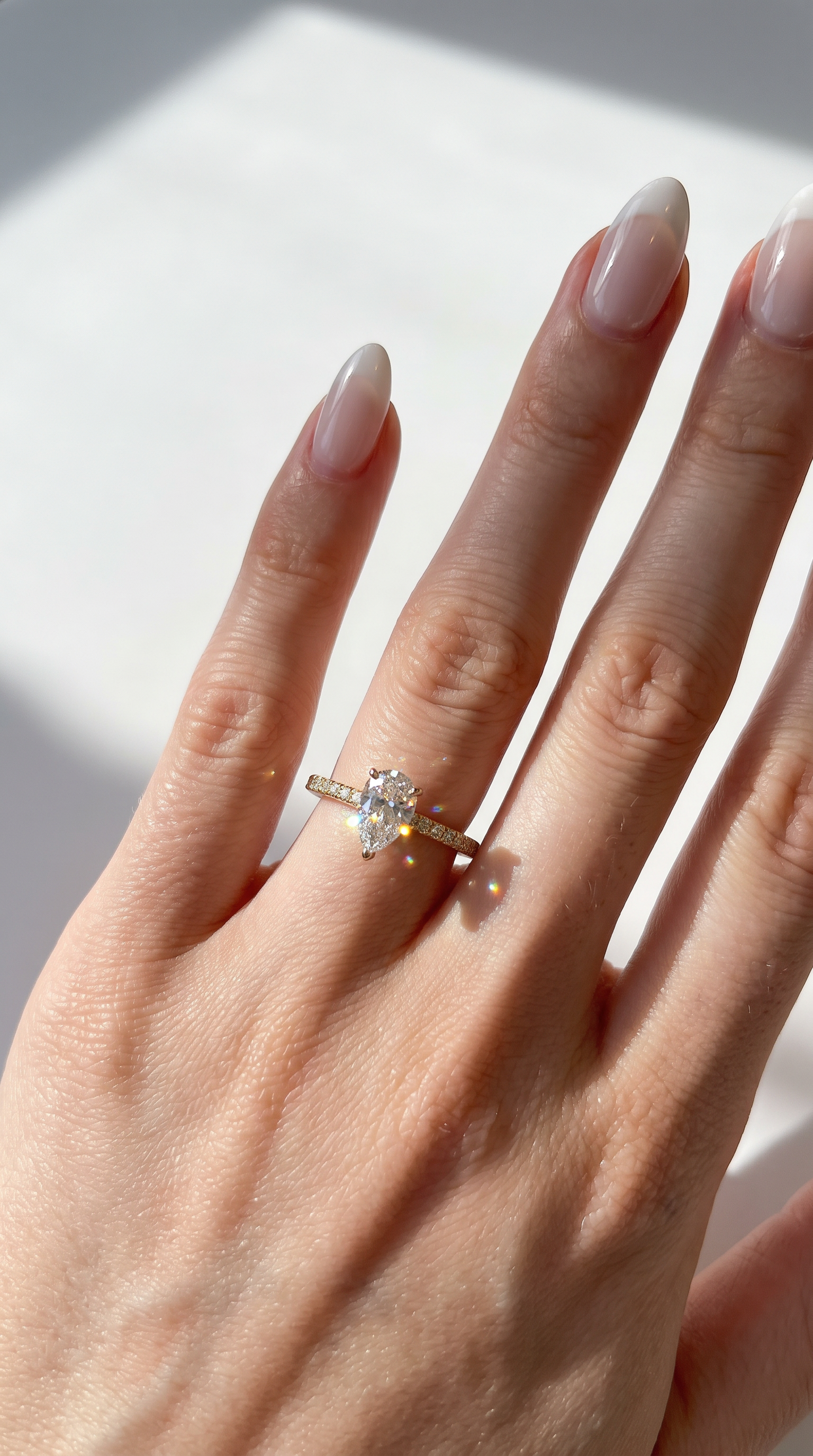 Comet Trail Ring Gold