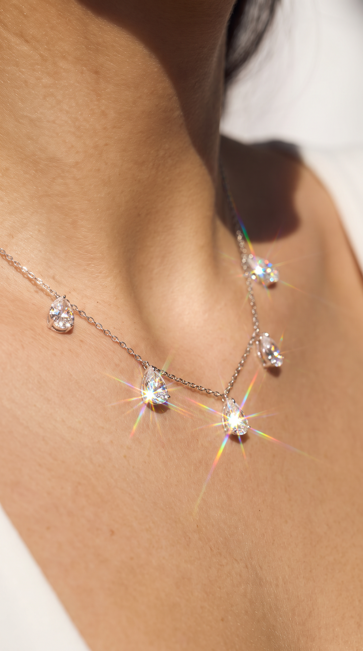 Crystal Rainfall Necklace