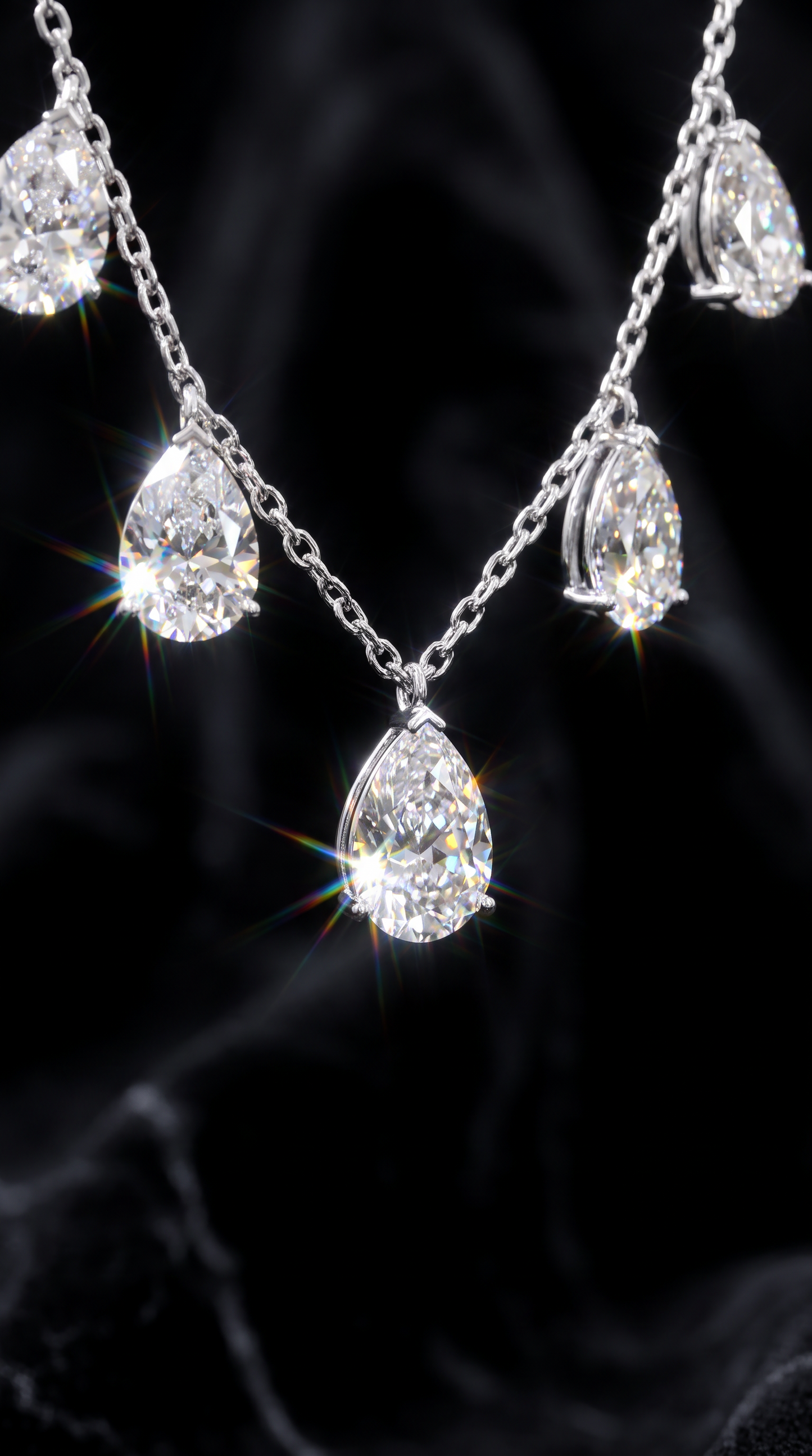 Crystal Rainfall Necklace