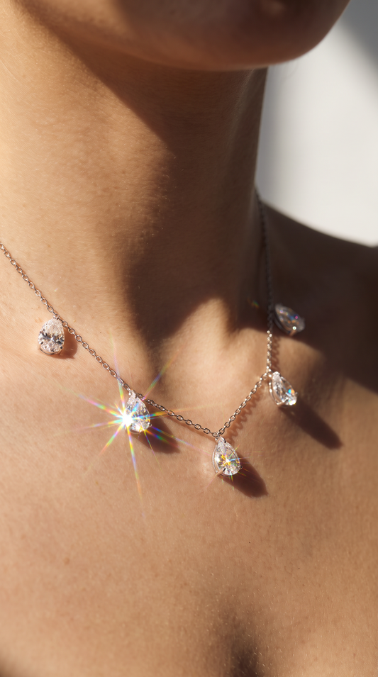 Crystal Rainfall Necklace