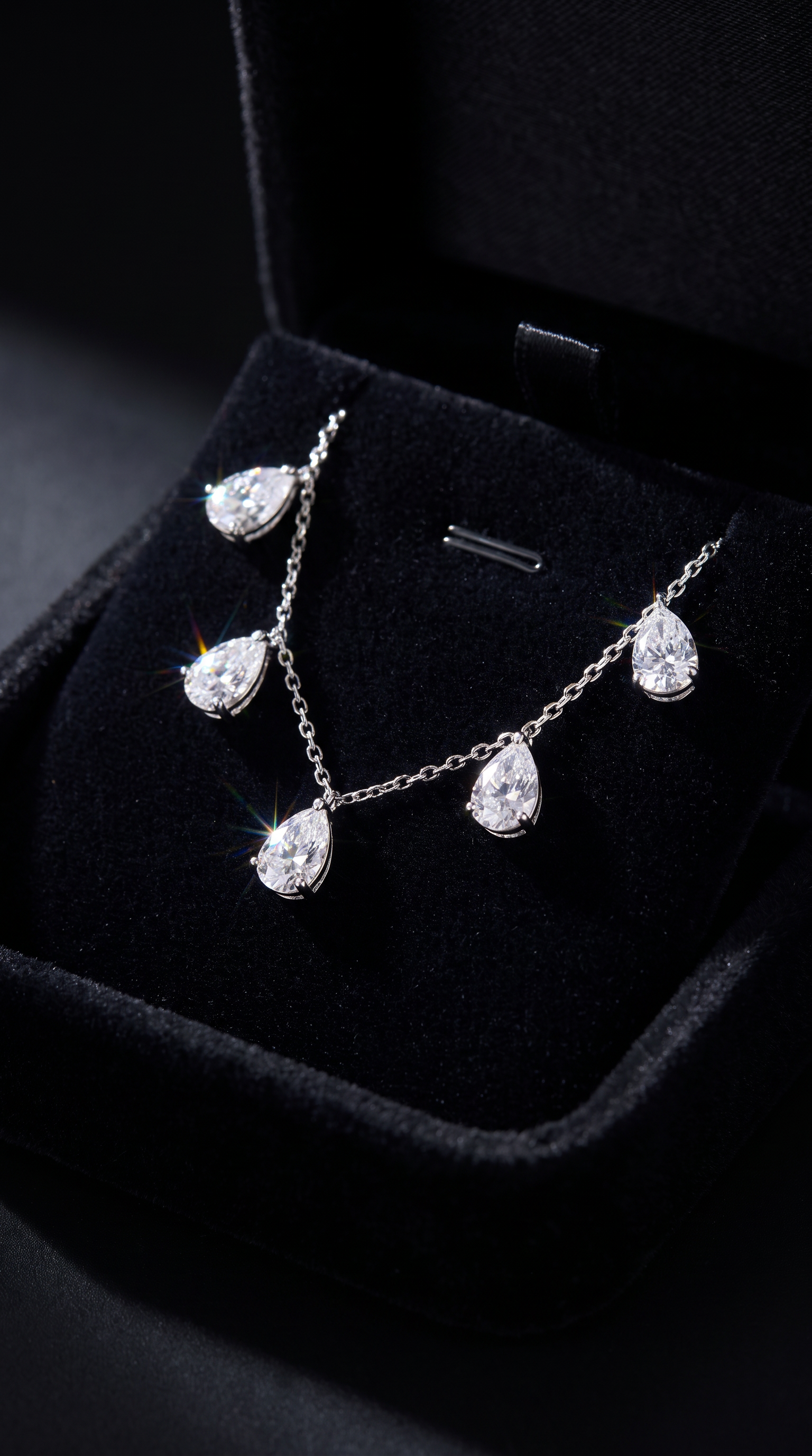 Crystal Rainfall Necklace