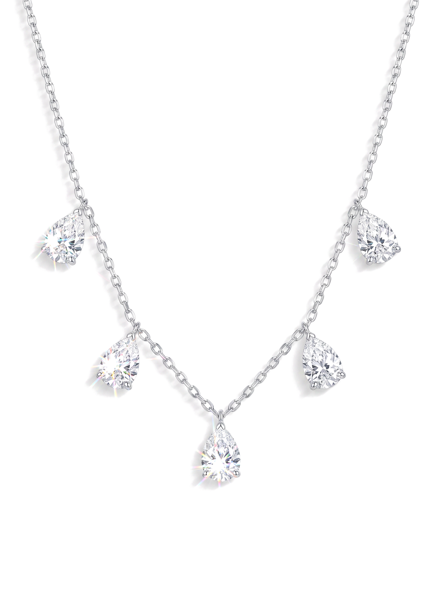 Crystal Rainfall Necklace