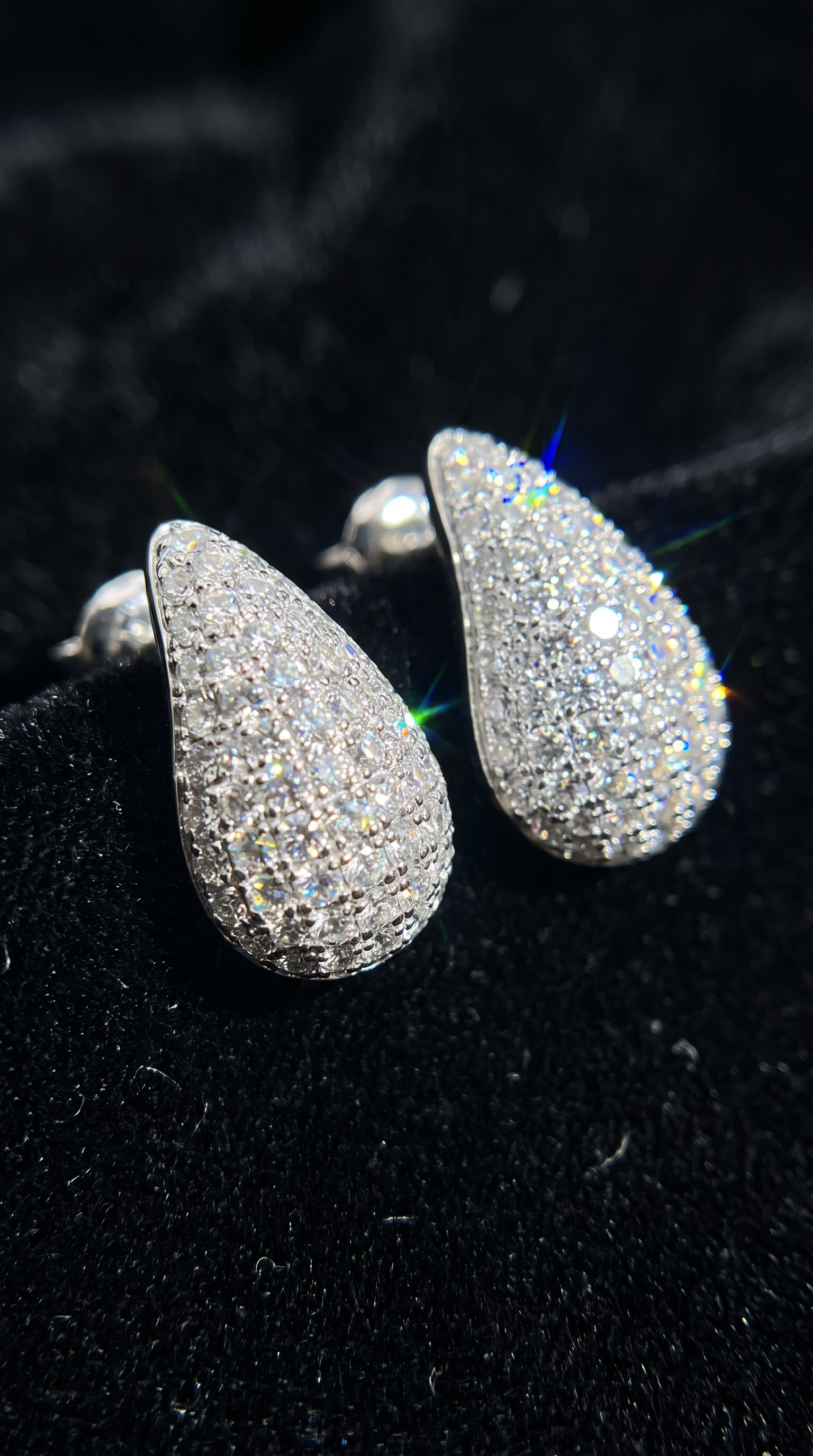 Crystal Teardrop Earrings