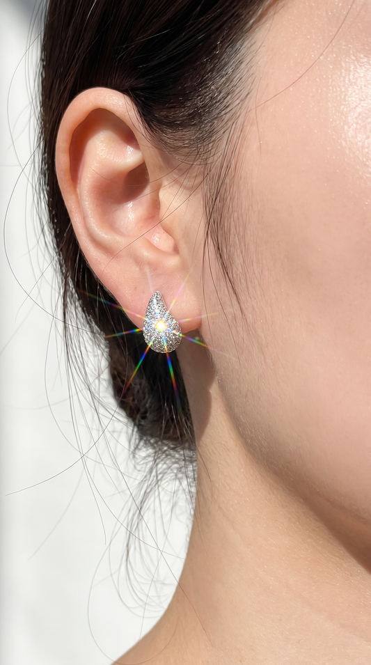 Crystal Teardrop Earrings