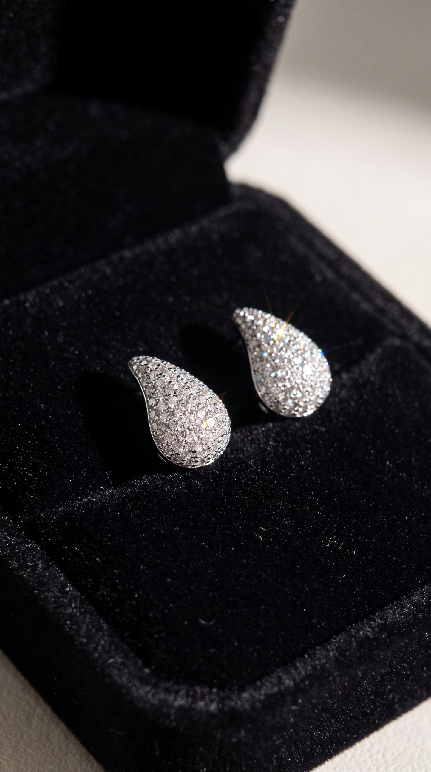 Crystal Teardrop Earrings