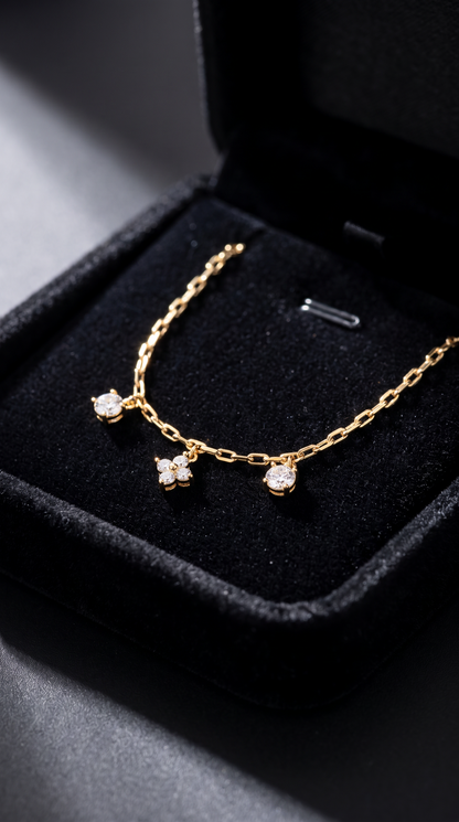Dancing Drops Bracelet Gold