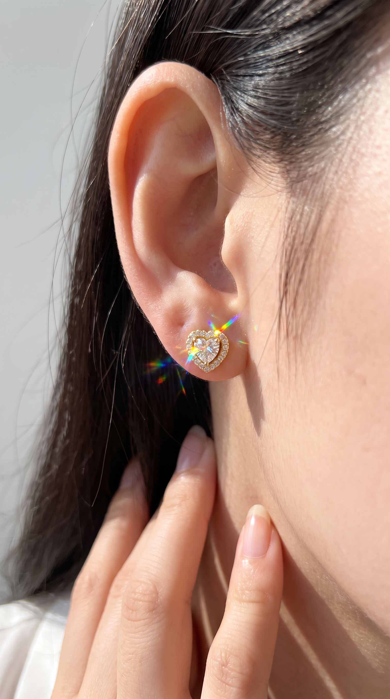 Devotion Halo Earrings Gold
