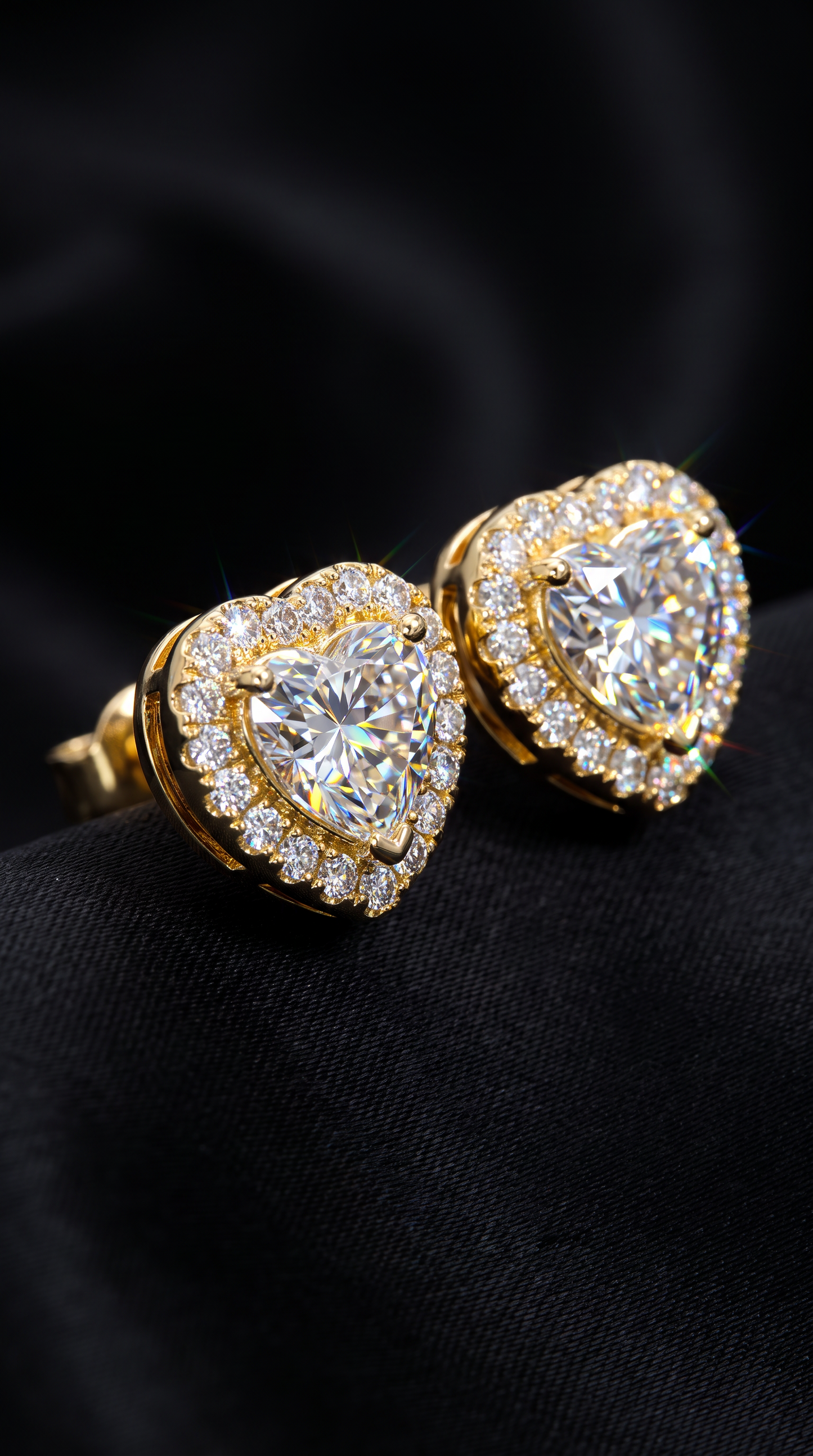 Devotion Halo Earrings Gold