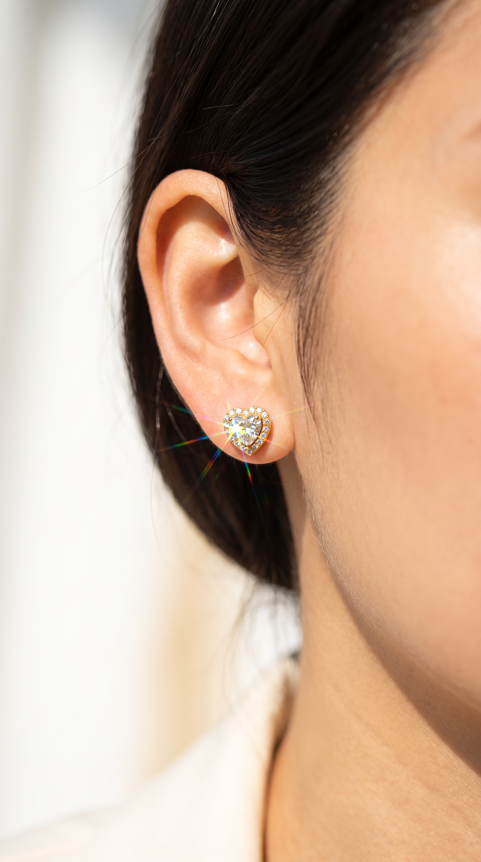 Devotion Halo Earrings Gold