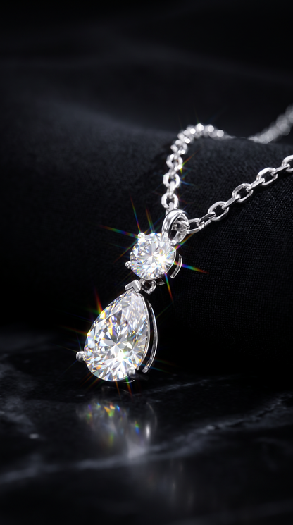Dewdrop Duet Necklace