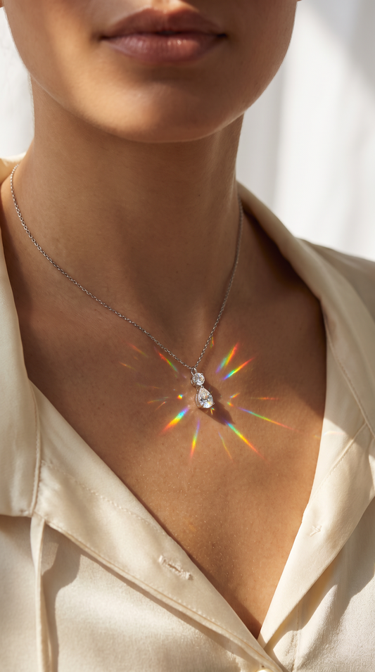 Dewdrop Duet Necklace