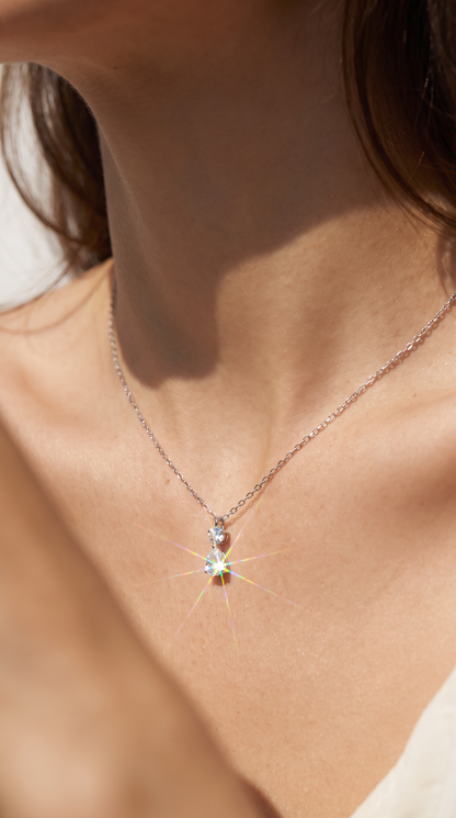 Dewdrop Duet Necklace