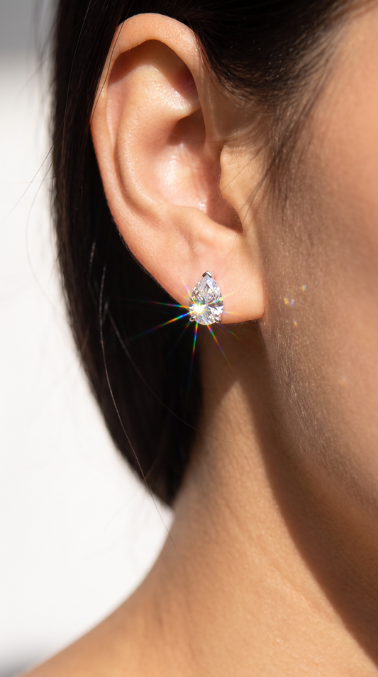 Dewdrop Solitaire Earrings
