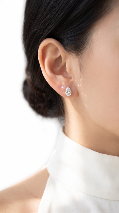 Dewdrop Solitaire Earrings