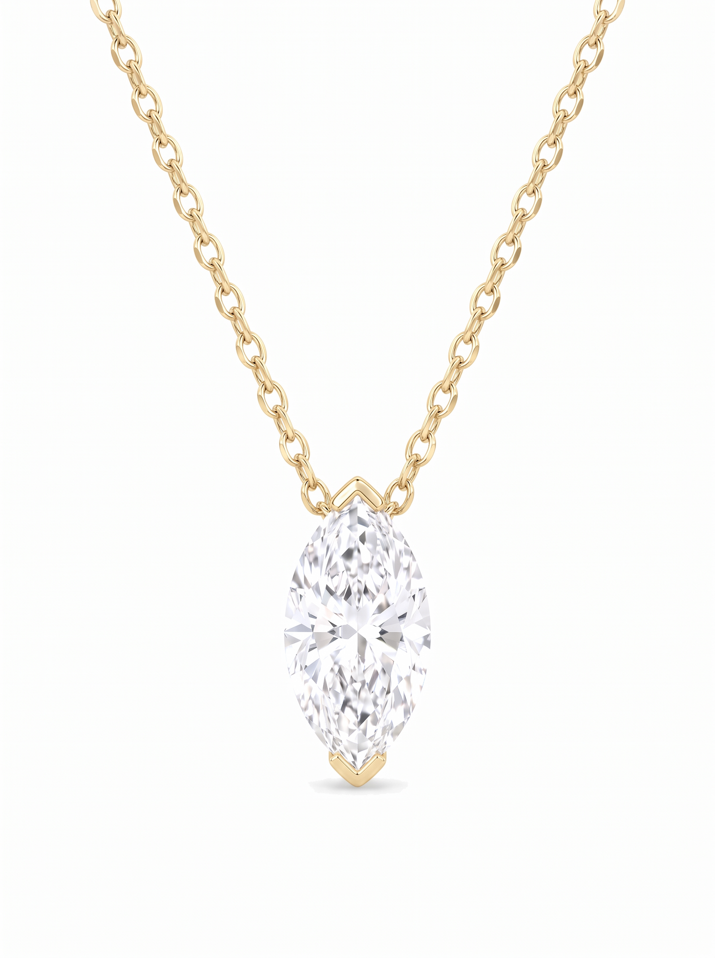 Enchanted Petal Necklace Gold