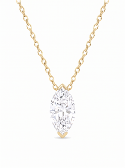 Enchanted Petal Necklace Gold