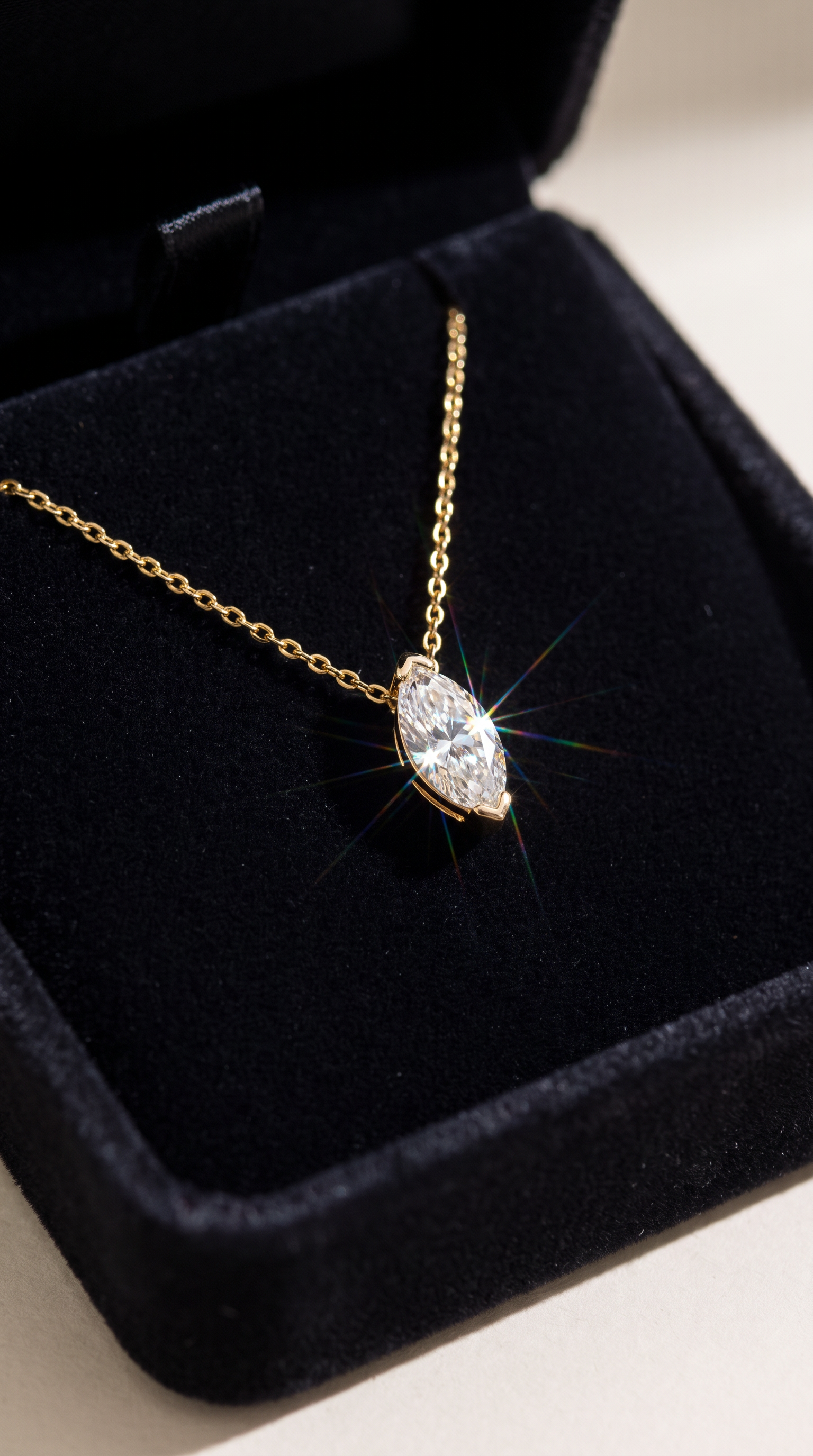 Enchanted Petal Necklace Gold