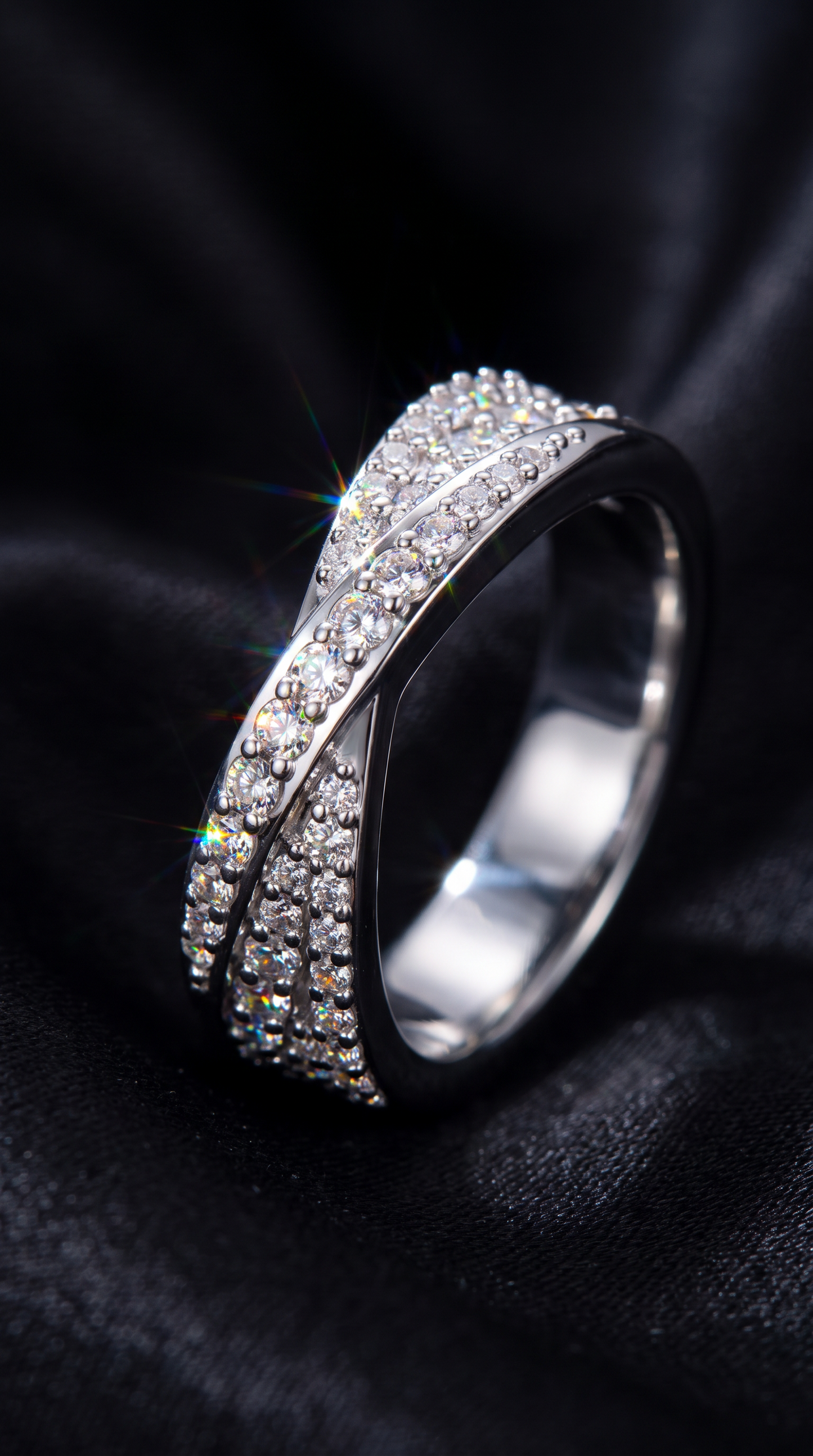 Entwined Infinity Ring
