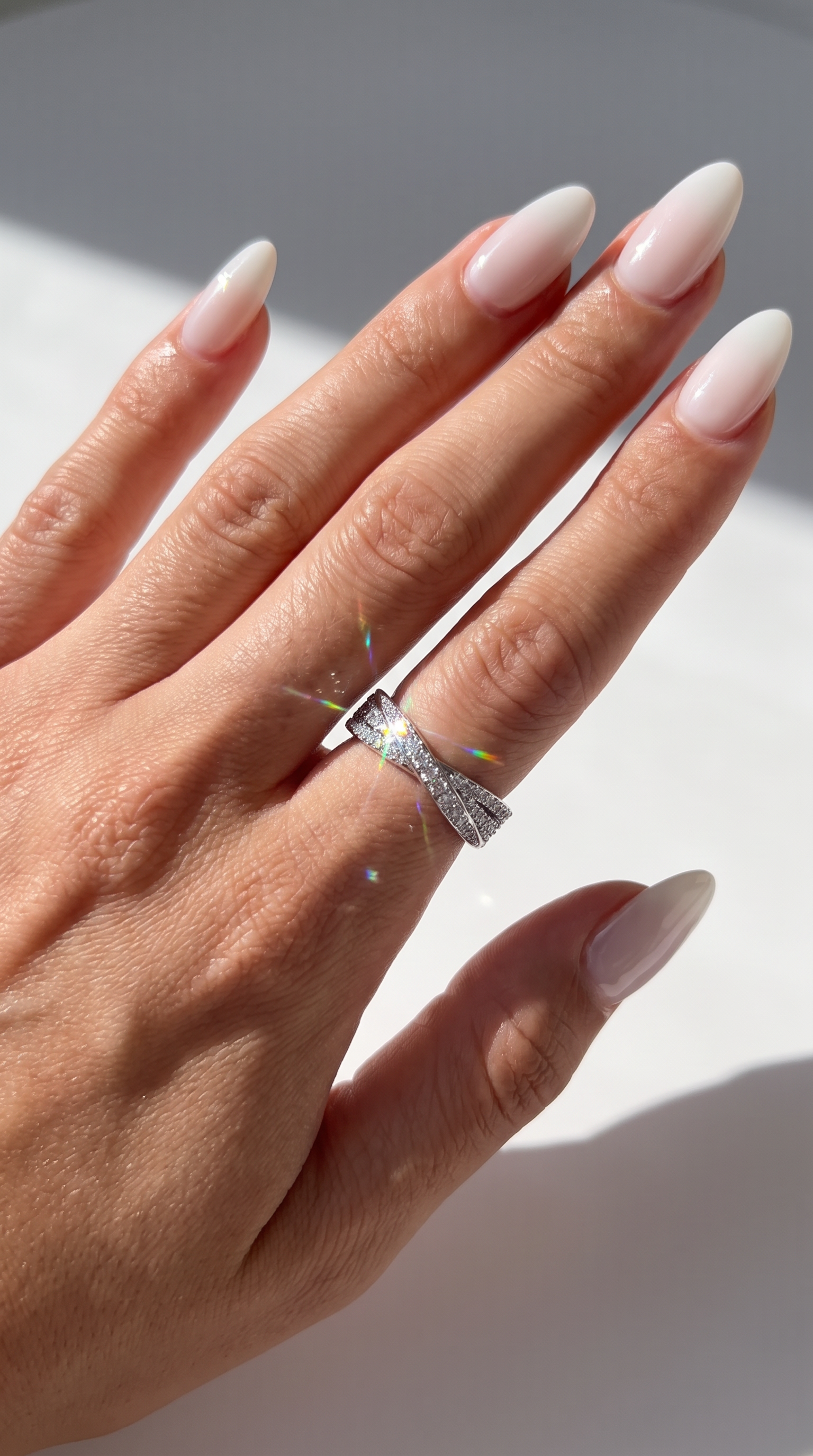 Entwined Infinity Ring