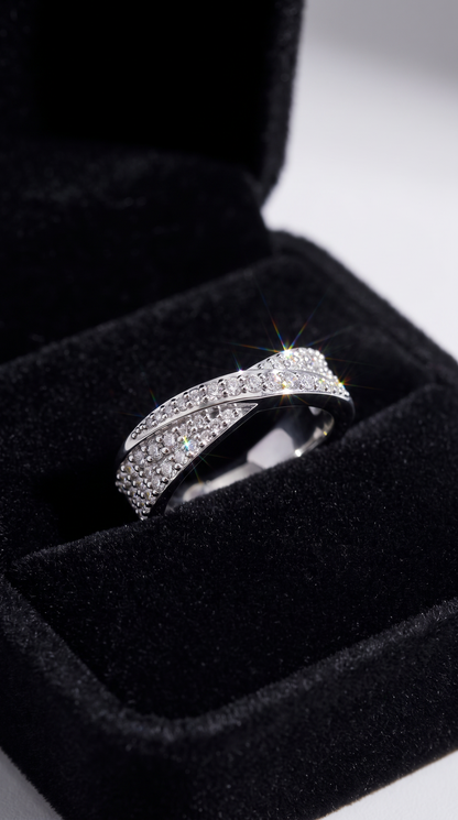 Entwined Infinity Ring