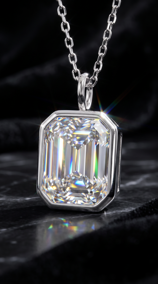 Frosted Prism Necklace