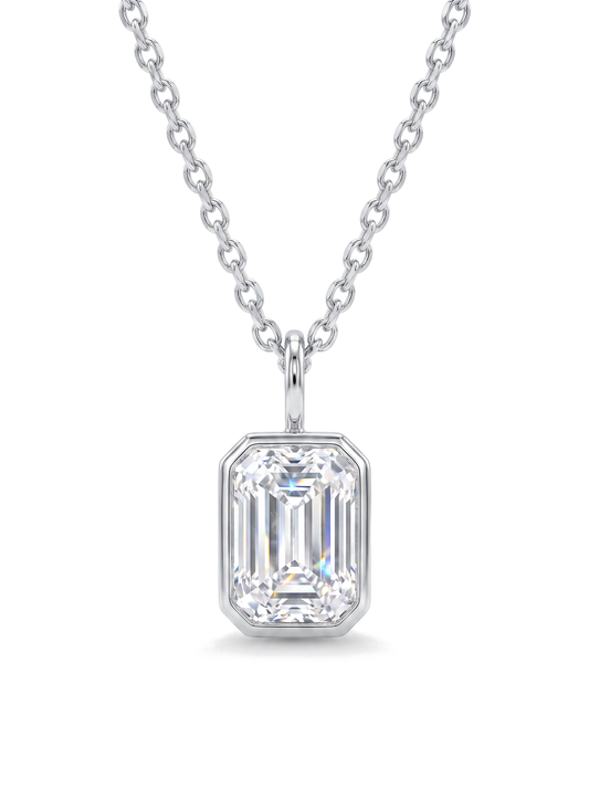 Frosted Prism Necklace