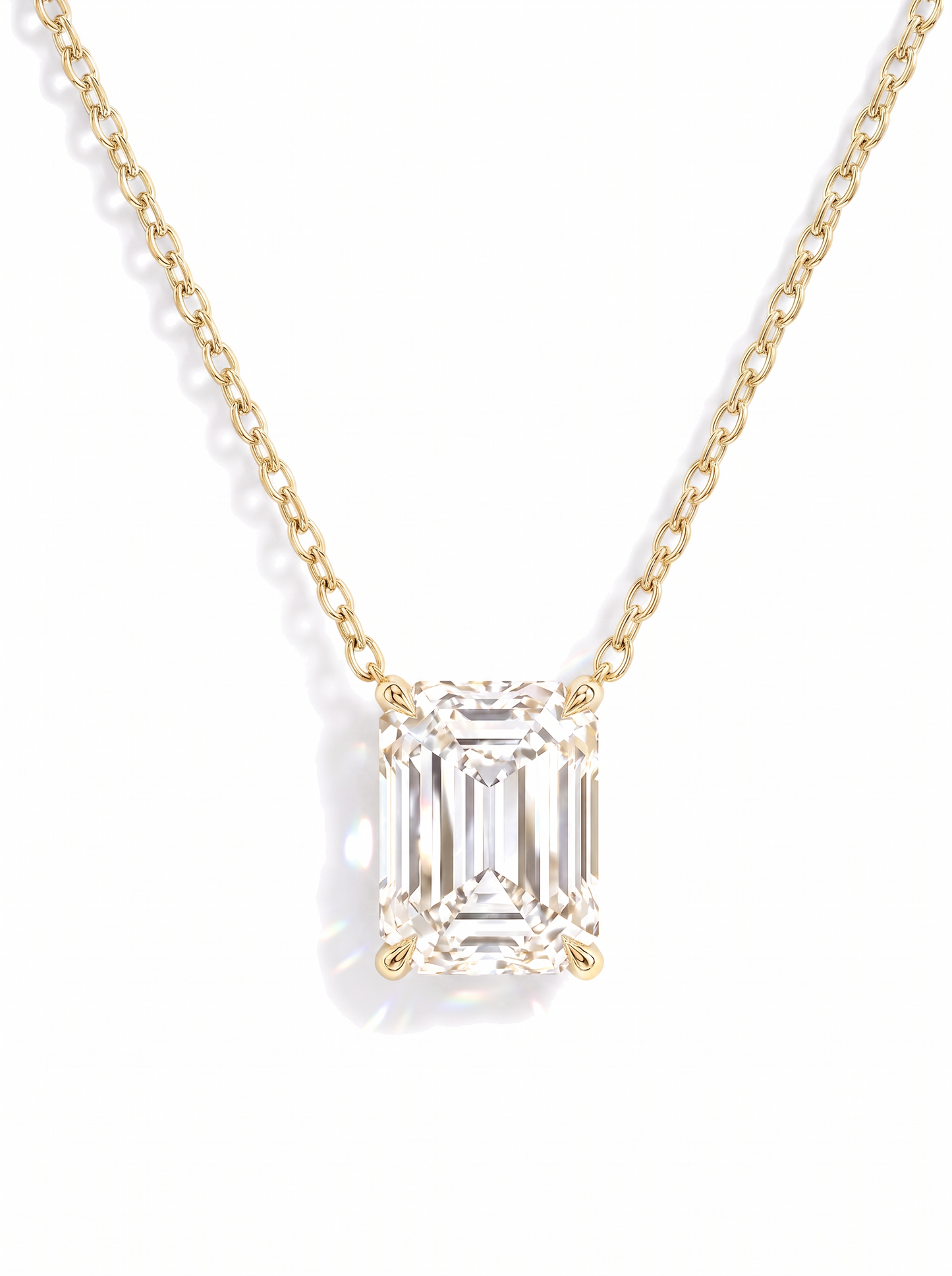 Iceberg Radiance Necklace Gold