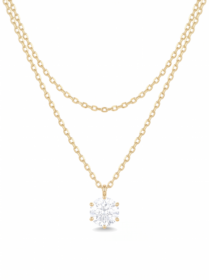 Layered Elegance Necklace Gold