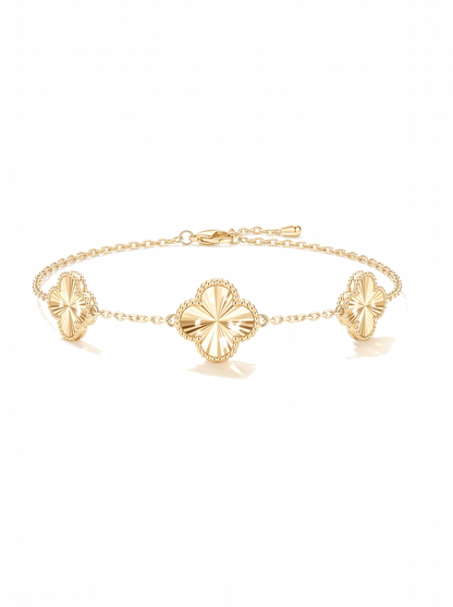 Lucky Clover Bracelet Gold