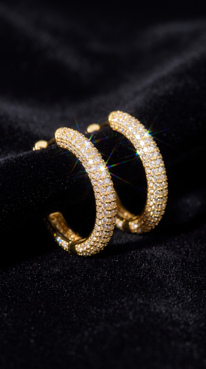 Milky Way Hoops Gold