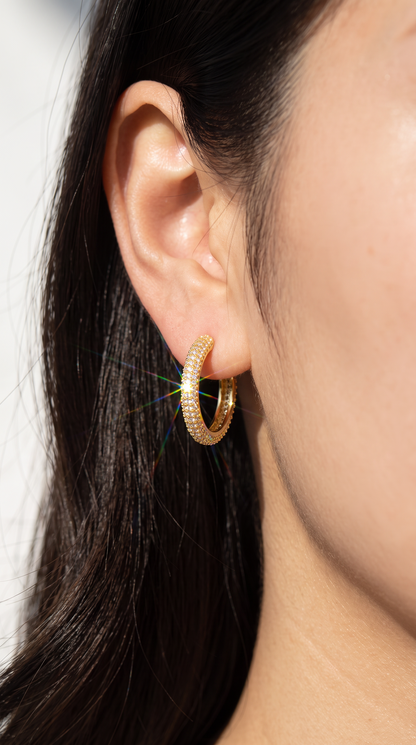 Milky Way Hoops Gold