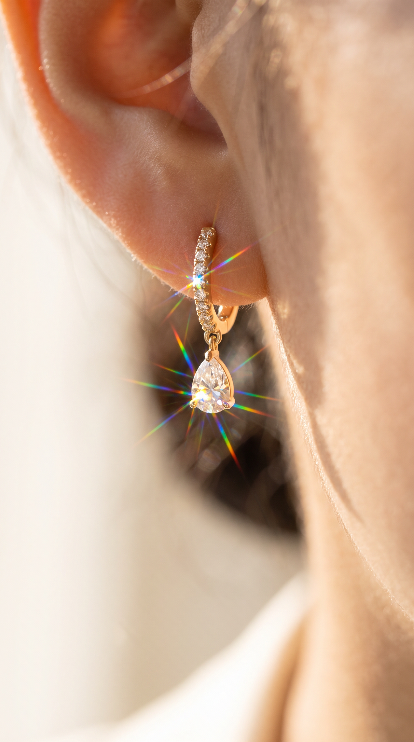 Morning Dew Earrings Gold