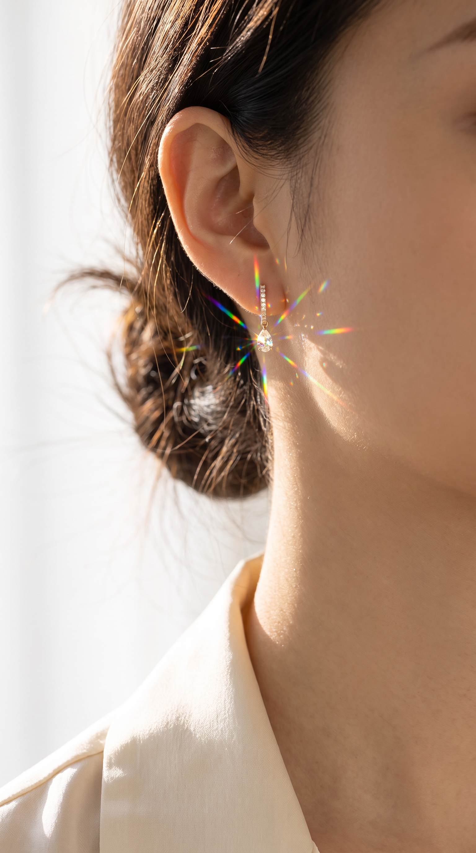 Morning Dew Earrings Gold