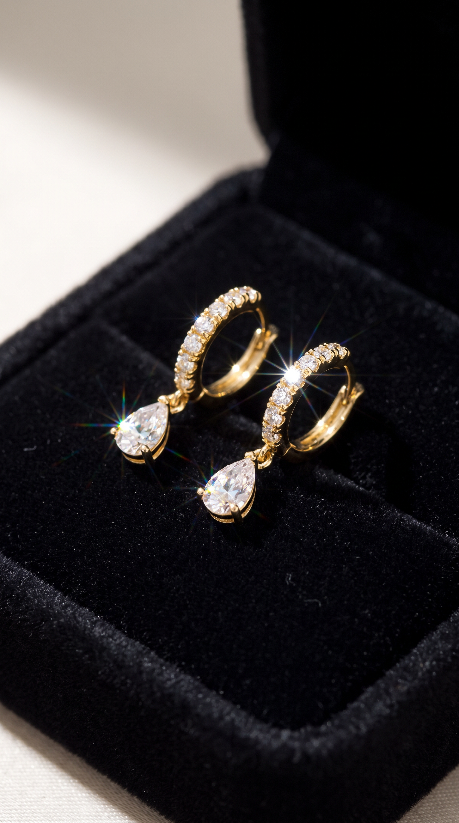 Morning Dew Earrings Gold