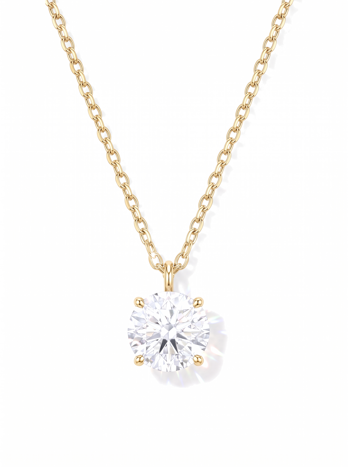 North Star Necklace Gold