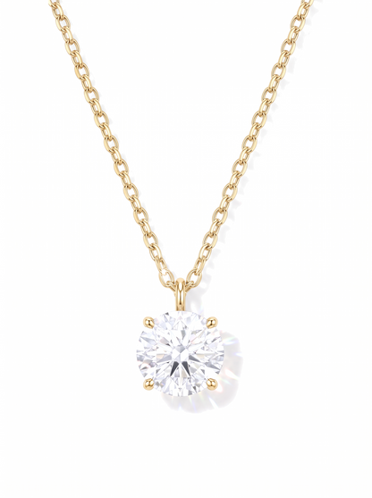 North Star Necklace Gold