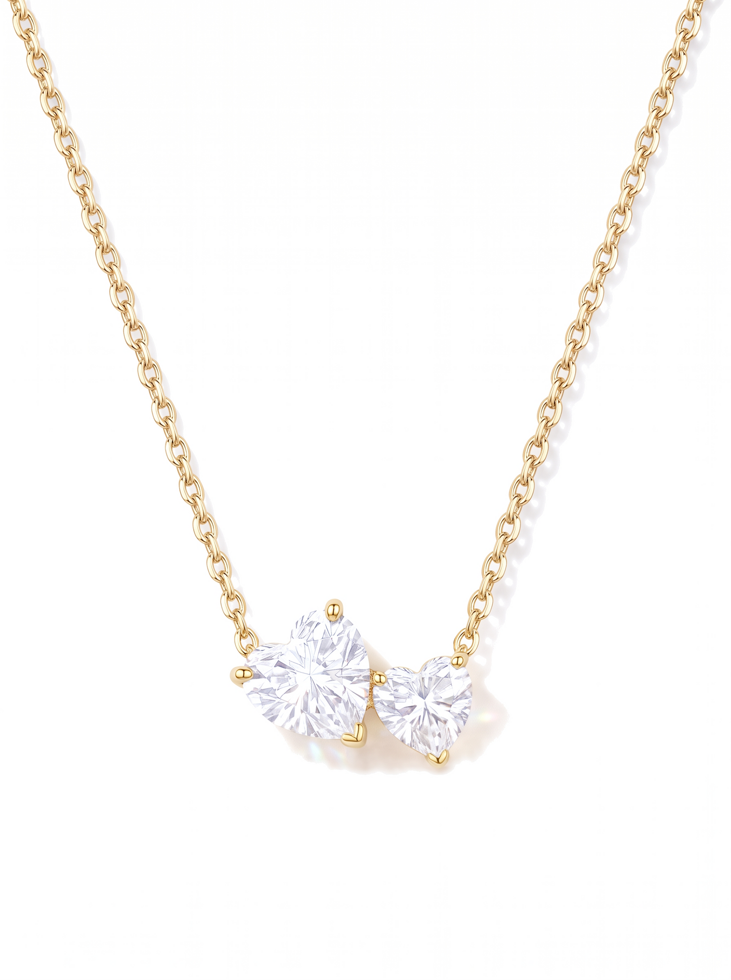 Perfect Pair Necklace Gold