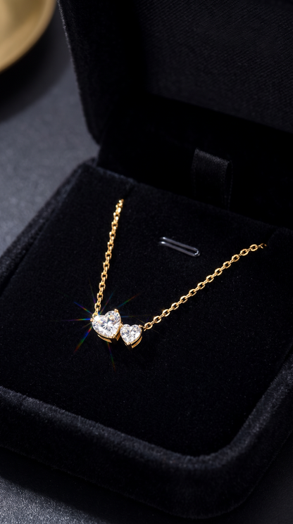 Perfect Pair Necklace Gold