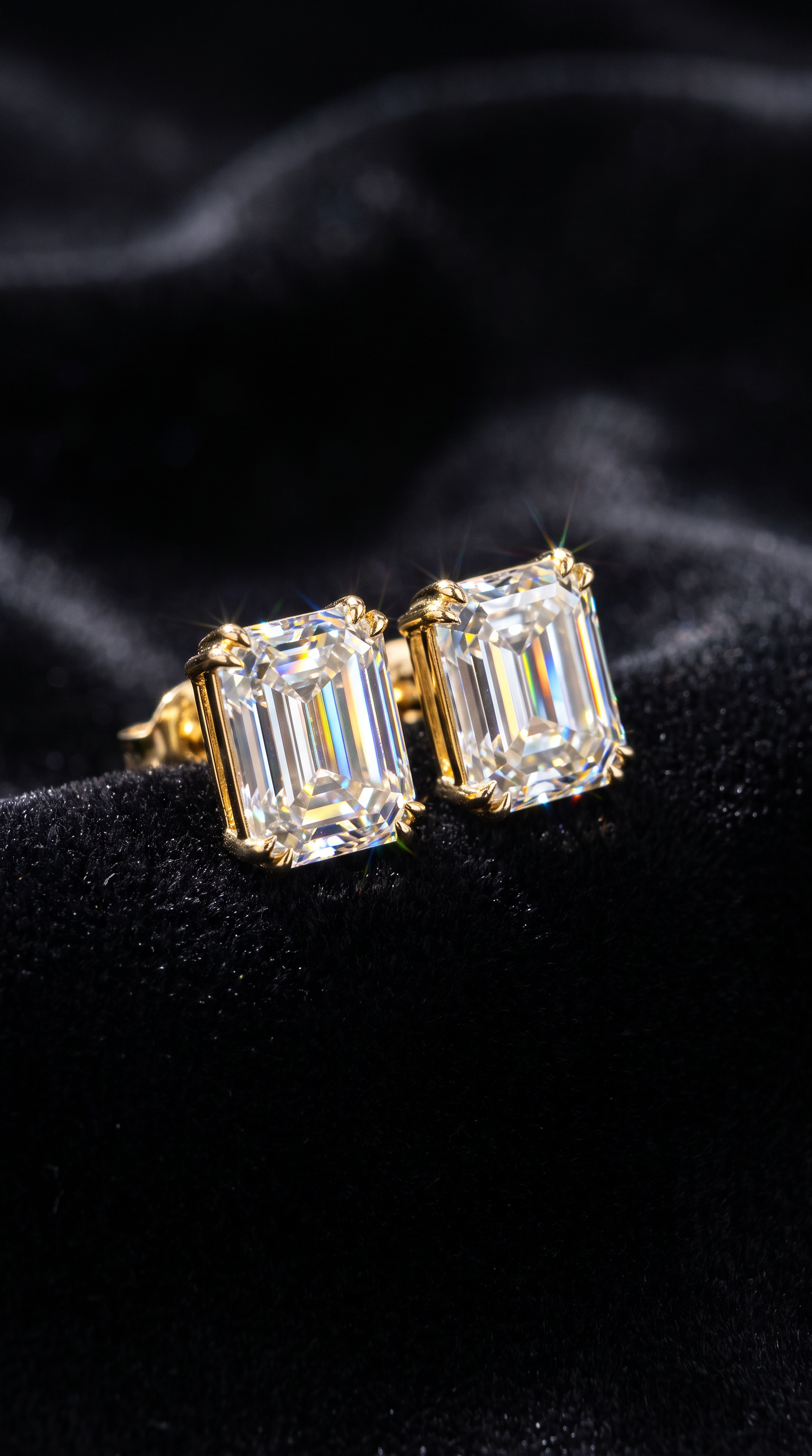 Polar Ice Earrings Gold