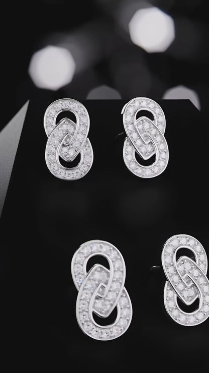 Sparkling Cascade Earrings