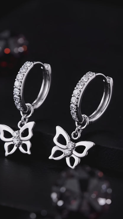 優雅なフライトイヤリング