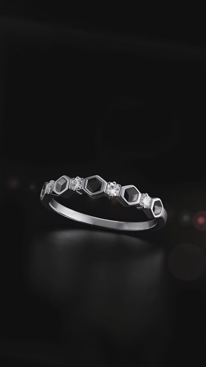 Glittrande prakt ring