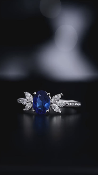 Saphir Serenade Ring