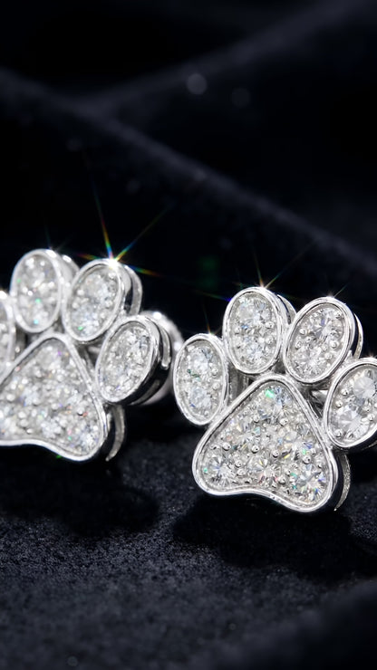 Precious Paw Prints Earrings