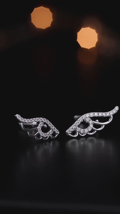 Pendientes de maravilla alada