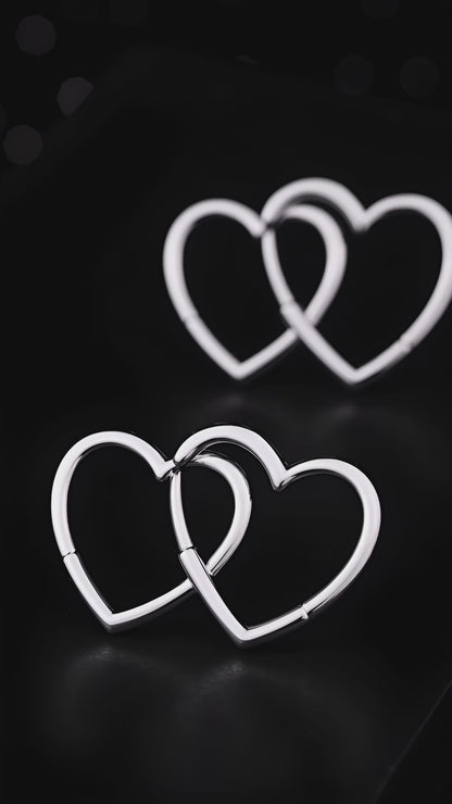 Devotion Heart Earrings