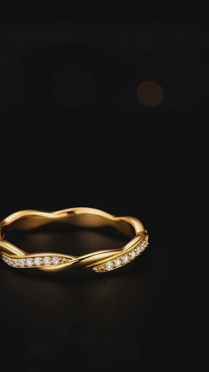 Celestial Swirl Ring