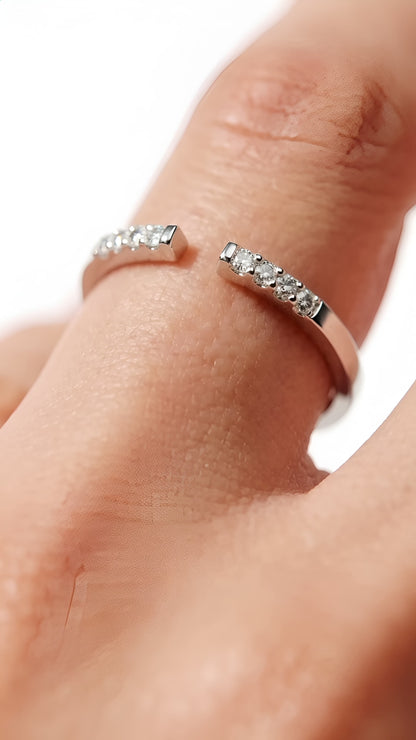 Refined Sparkle Ring