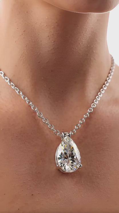 Moonlit Teardrop Necklace