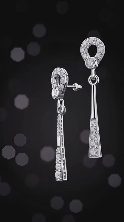 Delicate Dahlia Earrings